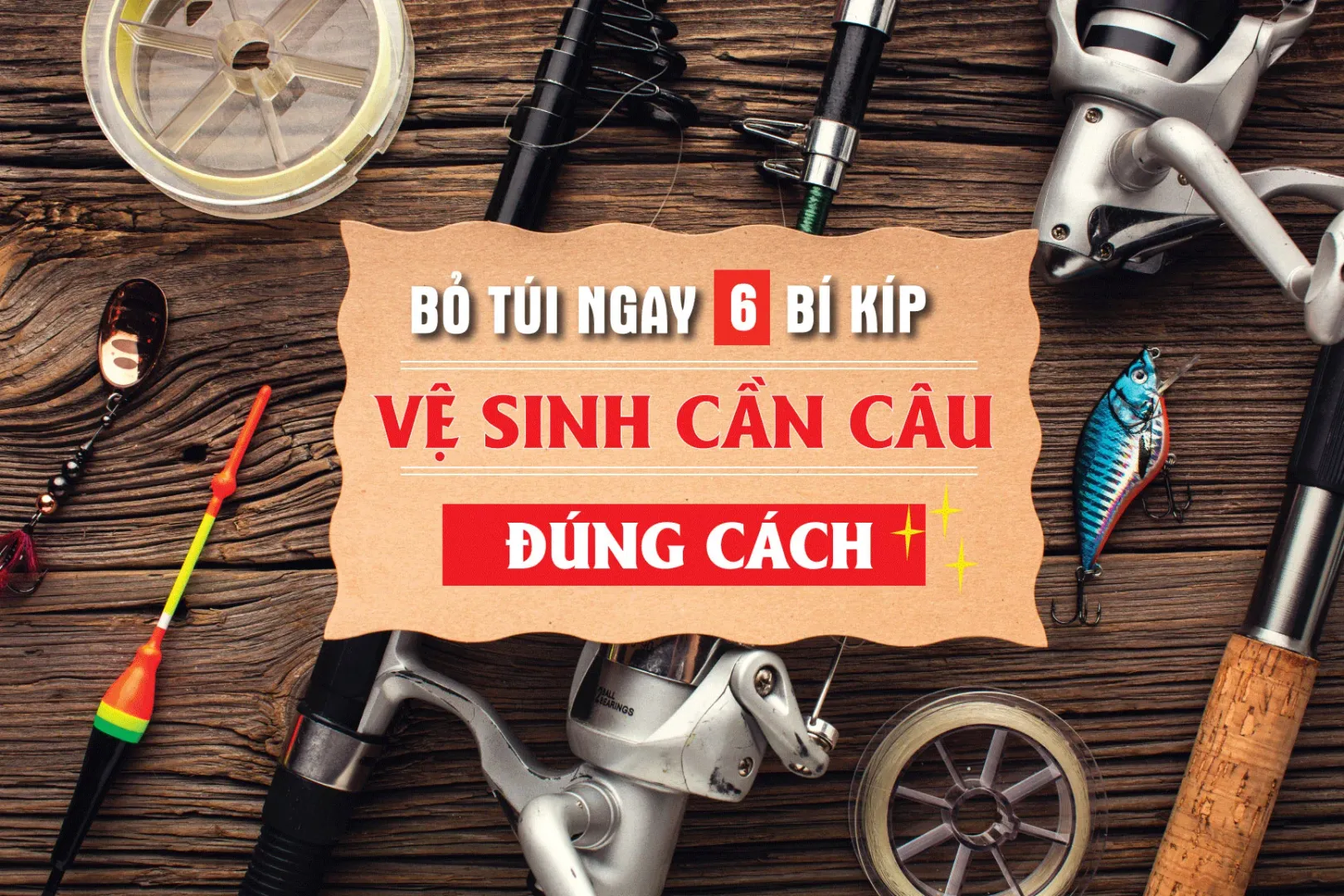 Bỏ túi ngay 6 lưu ý khi bảo quản cần câu nếu không muốn cần câu nhanh hỏng