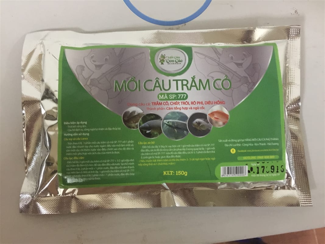 mồi câu cá trắm cỏ hiệu con cáo