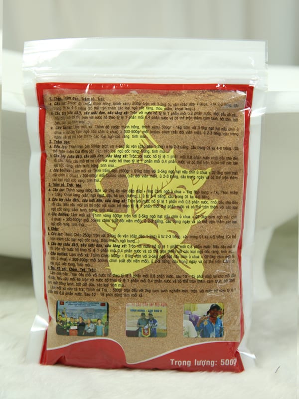 Mồi câu cá Chép ( 500g ) - Mồi câu cá Hùng Vương 1