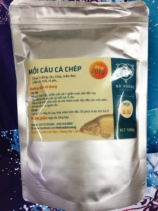Mồi câu b10 chuyên câu chép