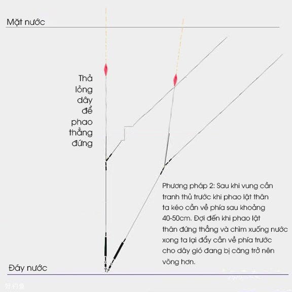 4 Bước chỉnh phao một cách chính xác